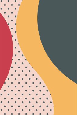 Kalın Renkli Soyut Modern Geometrik Şekiller. Renkli Şekillere sahip soyut Geometrik Arkaplan