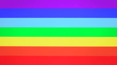 Başparmak aşağı barış bayrağı, kopya alanı ile onaylamama hareketi. Negatif görüş işareti, gökkuşağı afiş arka plan için küçümseme kavramı, hiçbir savaş sembolü boş alan sevmemek