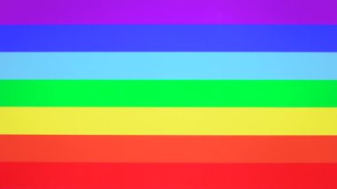 Barış bayrağı, kopya alanı ile onay hareketi ile başparmak. Pozitif görüş işareti, gökkuşağı afiş arka plan için takdir kavramı, boş alan ile hiçbir savaş sembolü sevme