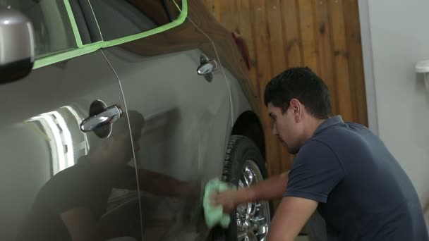 现代汽车的抛光工艺 — 图库视频影像