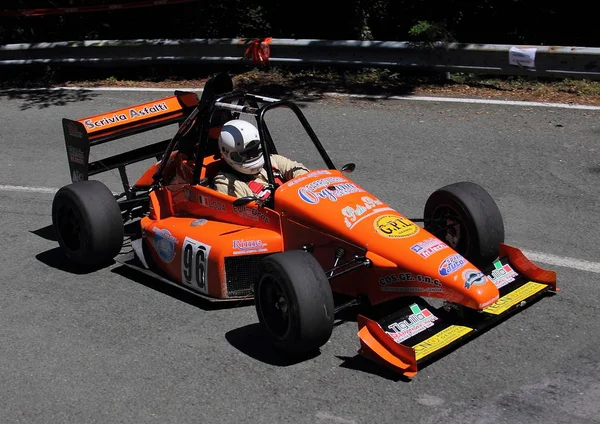 Prototype Voiture Formule Lors Course Vitesse Ascendante Favale Castello Qui — Photo