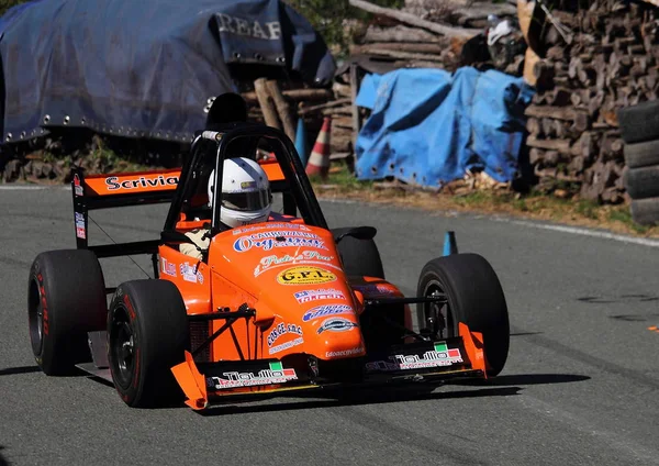 Prototype Voiture Formule Lors Course Vitesse Ascendante Favale Castello Qui — Photo