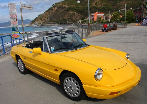 Alfa Romeo Duetto Автокросс Sestri Levante Италия Проводимый Каждый Апрель — стоковое фото