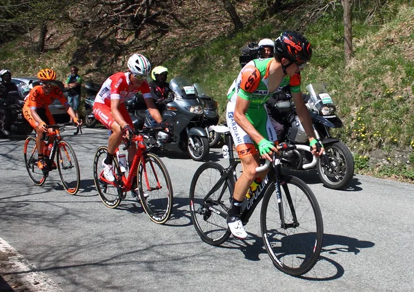 Die Radler Des Giro Dell Appennino Der April 2018 Stattfand — Stockfoto