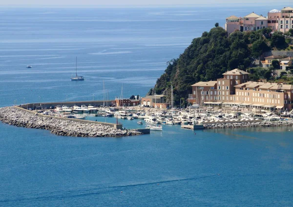 The small port of Arenzano, a tourist town on the western Ligurian Riviera, about 20 kilometers from Genoa.pleasure boats and local fishermen\'s fishing boats.