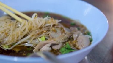 Japanese noodles, crispy fried onions. Delicious Asian ramen noodle soup with tender beef or chicken, rice noodles, rich broth, fresh herbs. A flavorful fusion of Japanese, Thai,Chinese, Korean food 