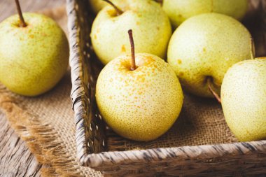 Taze Asya armut meyve Vietnam