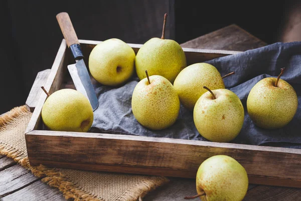 Frische Asiatische Birnen Früchte Aus Vietnam — Stockfoto