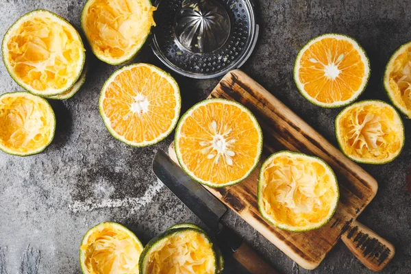 Kral mandalina meyve portakal dilimleri