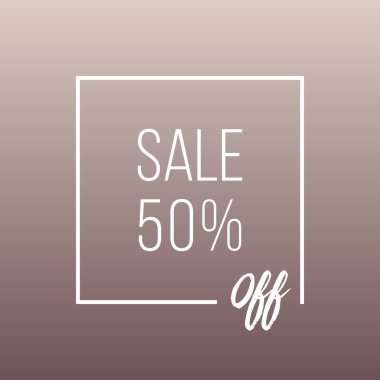 Satış ve indirim etiketi