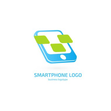 Çizimde tasarım logo iş web pazarlama. Vektör smartphone web simgesi.