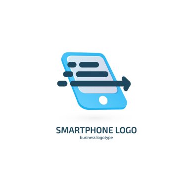Çizimde tasarım logo iş web pazarlama. Vektör smartphone web simgesi.