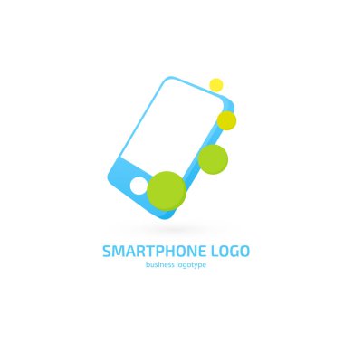 Çizimde tasarım logo iş web pazarlama. Vektör smartphone web simgesi.
