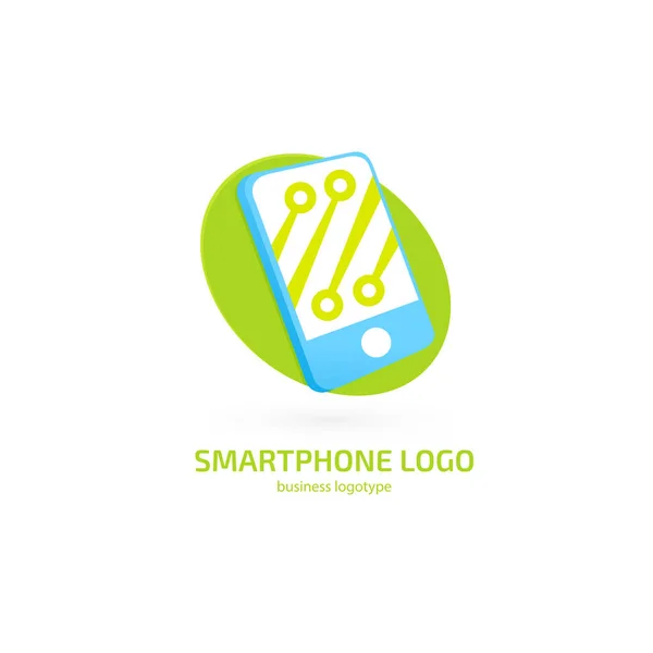 Ілюстрація Дизайну Логотипу Бізнес Веб Маркетингу Веб Іконка Векторного Смартфона — стоковий вектор