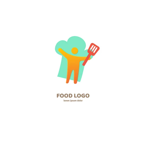 Çizimde Tasarım Logo Pişirme Vektör Beslenme Web Simgesi — Stok Vektör