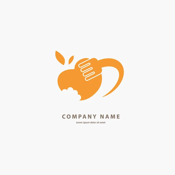 Illustrazione Progettazione Logotipo Business Cooking Icona Web Nutrizione Vettoriale — Vettoriale Stock