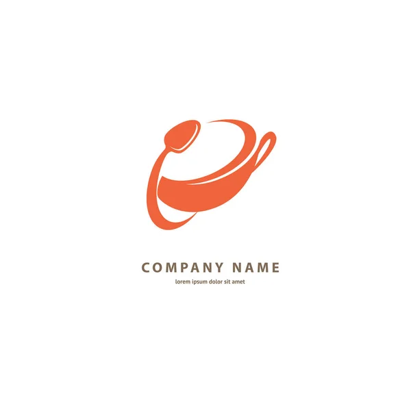 剪影棕色标识咖啡的插图设计 带饮料的矢量图标杯 — 图库矢量图片