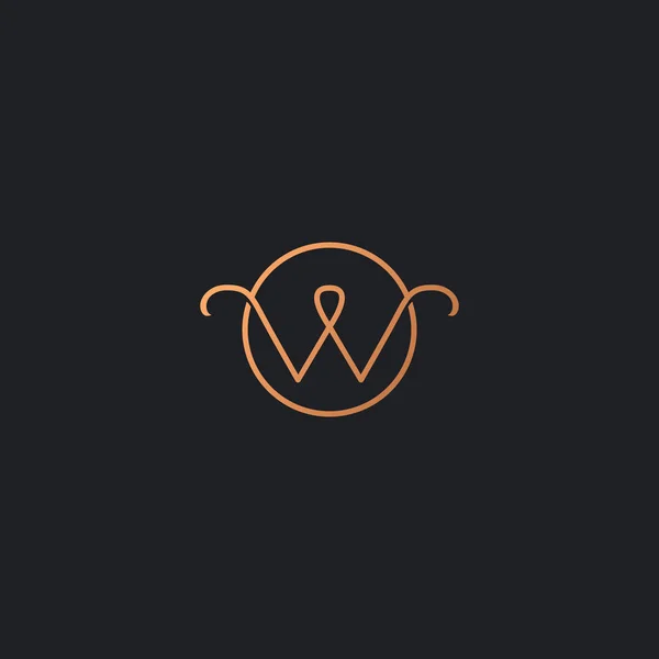 Literą Wektor Logo Vintage Insygnia Logotyp Znak Firmy Tożsamości Etykieta — Wektor stockowy