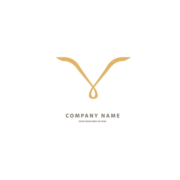 Harf V vektör logosu. Vintage amblem ve logo. İş işareti, kimlik, etiket, Restoran, otel Madalyası. Vektör düğün çizim.