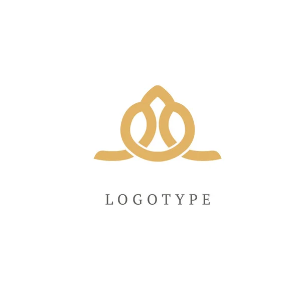 Jóias Reais Yoga Logotipo Premium Resort Restaurante Ilustração Design —  Vetores de Stock