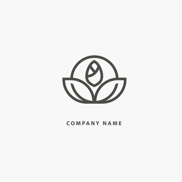 Königsschmuck Yoga Premium Logo Resort Und Restaurant Design Illustration — Stockvektor