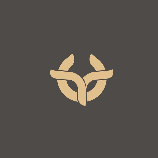 Kraliyet Takı Yoga Premium Logo Resort Restoran Tasarlamak — Stok Vektör