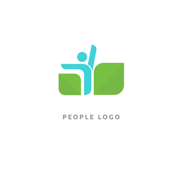 Ilustración Vectorial Diseño Gráfico Diseño Editable Personas Felices Con Logotipo — Vector de stock
