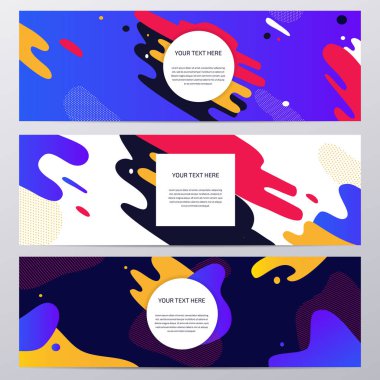 Parti ve olay ait afiş, el ilanı, kart, davetiye, broşür ve afiş öğesinin modern şablonu