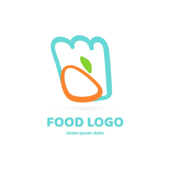 Symbole Icône Fourchette Graphique Pour Café Restaurant Entreprise Cuisine Étiquette — Image vectorielle