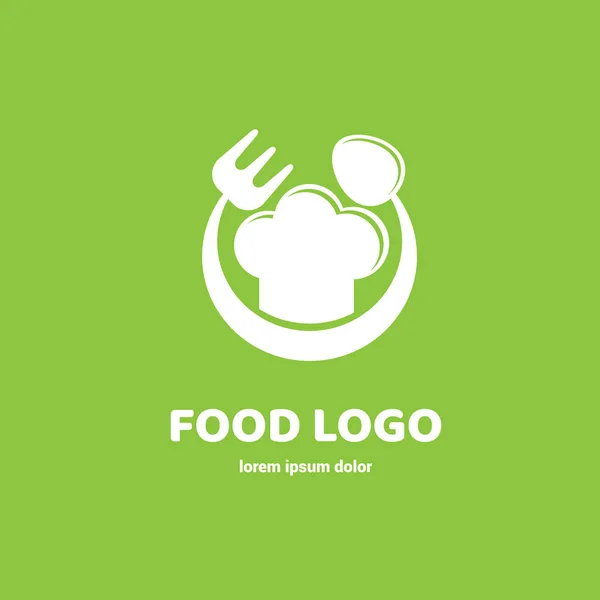 Графический Символ Вилки Кафе Ресторана Кулинарного Бизнеса Современная Этикетка Эмблема — стоковый вектор