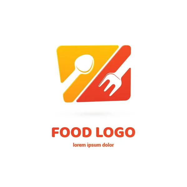 Grafische Vork Pictogram Symbool Voor Café Restaurant Koken Business Moderne — Stockvector