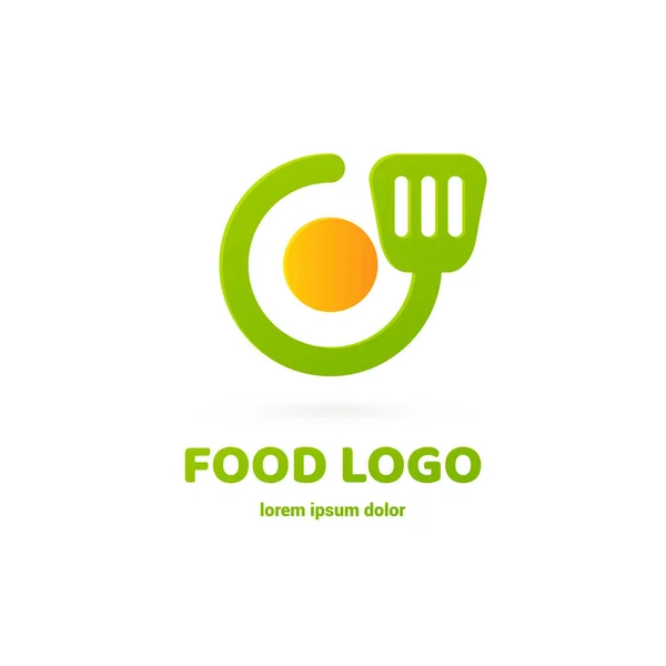 Vektor Design Kochen Logo Lebensmittel Piktogramm Kochen Abstraktes Symbol — Stockvektor