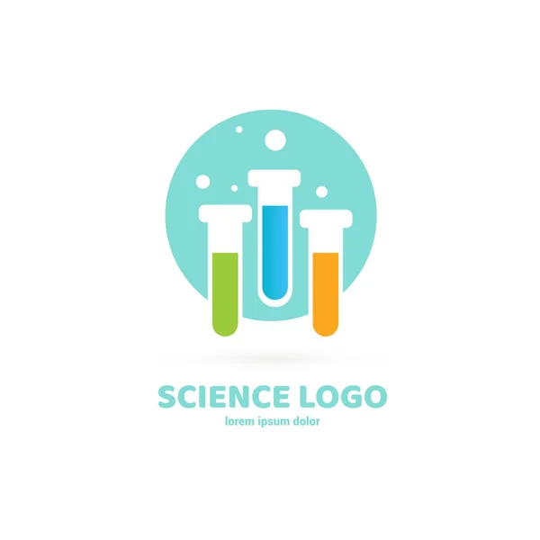 Vektör Tasarım Logo Laboratuvarı Molekül Piktogram Kimya Soyut Simgesi — Stok Vektör