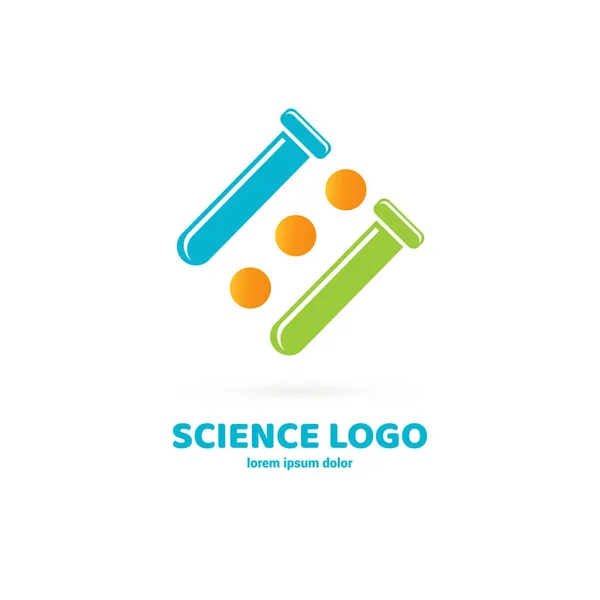 Laboratoire Logo Design Vectoriel Pictogramme Molécules Icône Abstraite Chimie — Image vectorielle