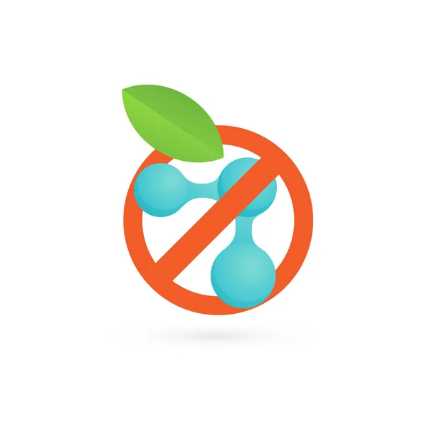 Icono Diseño Vectorial Oído Adn Pictograma Del Producto Gmo — Vector de stock