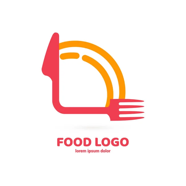 Ilustración Diseño Del Logotipo Restaurante Cafetería Tienda Comestibles Vector Icono — Vector de stock