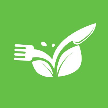 İllüstrasyon tasarımı logo Restoran, Cafe, Market. Vektör menü web simgesi.