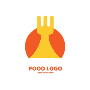 İllüstrasyon tasarımı logo Restoran, Cafe, Market. Vektör menü web simgesi.