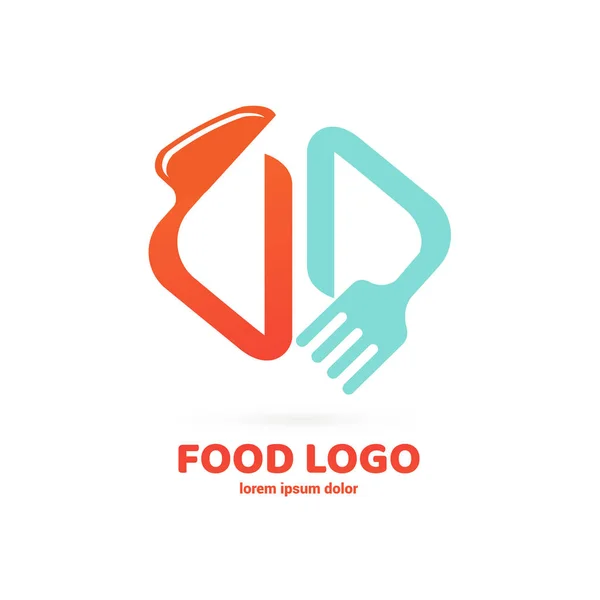 Afbeelding Ontwerp Van Logo Restaurant Cafe Supermarkt Vector Menupictogram Web — Stockvector