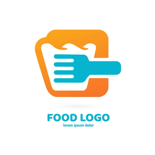 Ilustración Diseño Del Logotipo Restaurante Cafetería Tienda Comestibles Vector Icono — Vector de stock