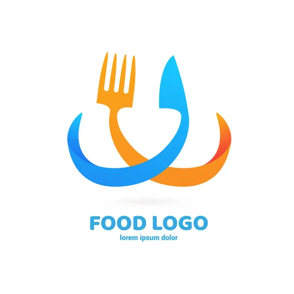 Design Ilustração Logotipo Restaurante Café Mercearia Menu Vetorial Ícone Web — Vetor de Stock