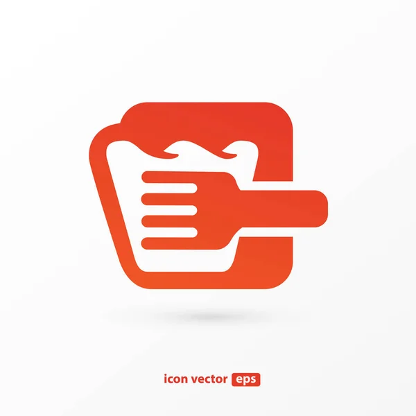 Illustration Design Des Logos Restaurant Café Lebensmittelgeschäft Vektor Menü Web — Stockvektor