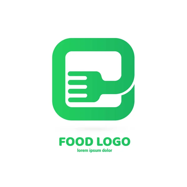 Ilustración Diseño Del Logotipo Restaurante Cafetería Tienda Comestibles Vector Icono — Archivo Imágenes Vectoriales