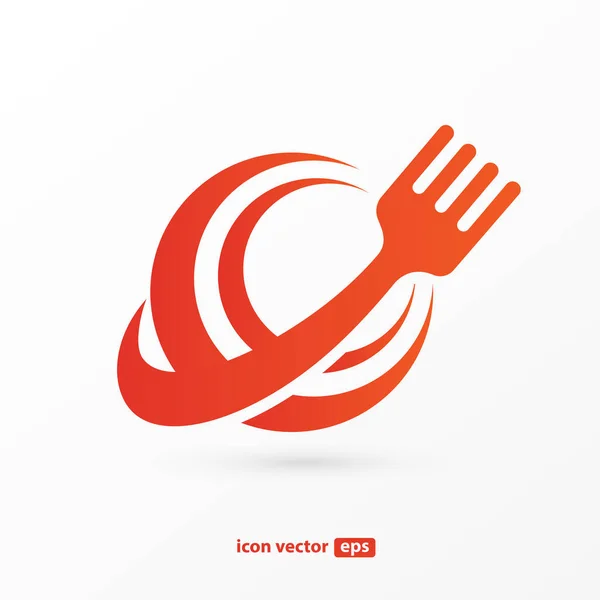 Illustration Design Des Logos Restaurant Café Lebensmittelgeschäft Vektor Menü Web — Stockvektor