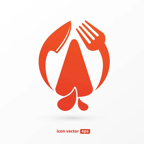 Illustration Design Des Logos Restaurant Café Lebensmittelgeschäft Vektor Menü Web — Stockvektor