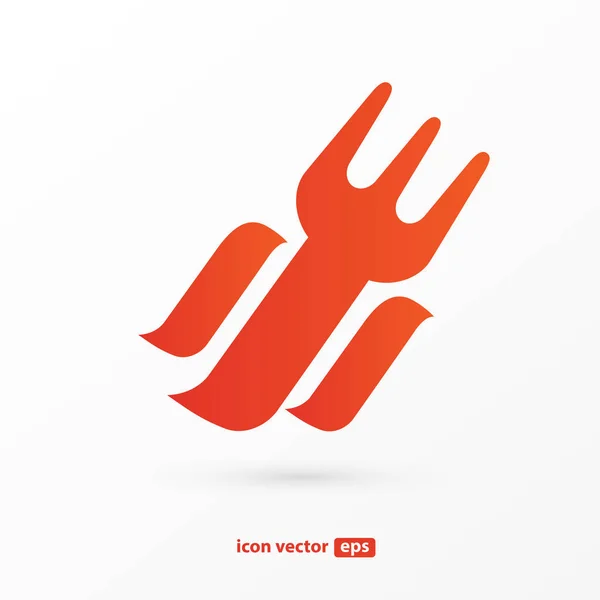 Illustration Design Des Logos Restaurant Café Lebensmittelgeschäft Vektor Menü Web — Stockvektor