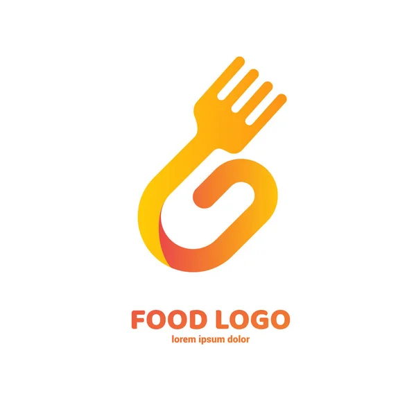 Ilustración Diseño Del Logotipo Restaurante Cafetería Tienda Comestibles Vector Icono — Vector de stock