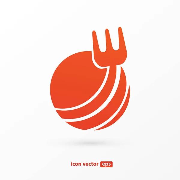 Illustration Design Des Logos Restaurant Café Lebensmittelgeschäft Vektor Menü Web — Stockvektor