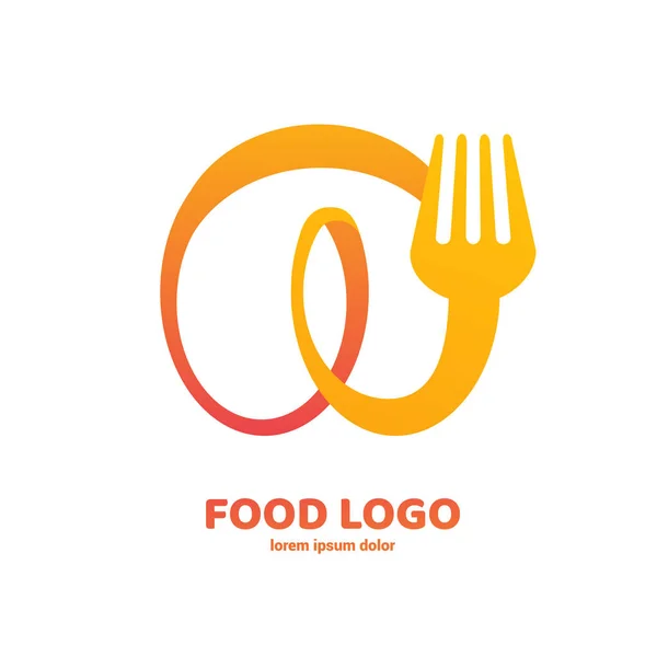 Ilustración Diseño Del Logotipo Restaurante Cafetería Tienda Comestibles Vector Icono — Vector de stock