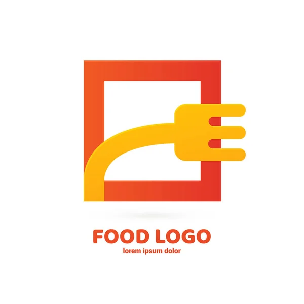 Illustrasjon Logotype Restaurant Kafe Dagligvarebutikk Vektormenysikon – stockvektor